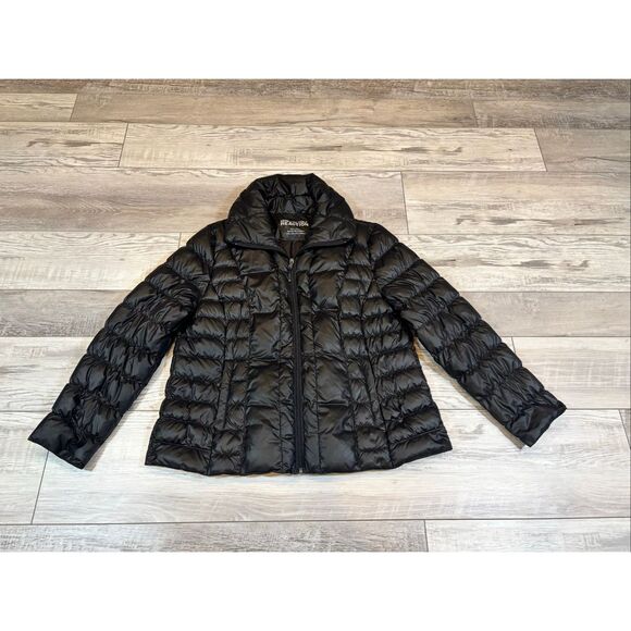 Kenneth Cole Reaction black women’s puffer jacket coat size XXL - Picture 1 of 12